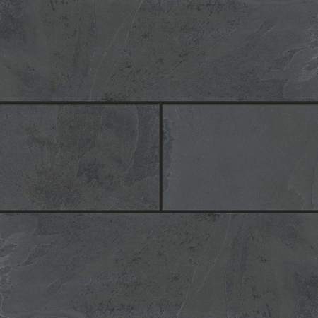 MSI Montauk Black 4 In. X 12 In. Gauged Slate Floor And Wall Tile, 15PK ZOR-NS-0019